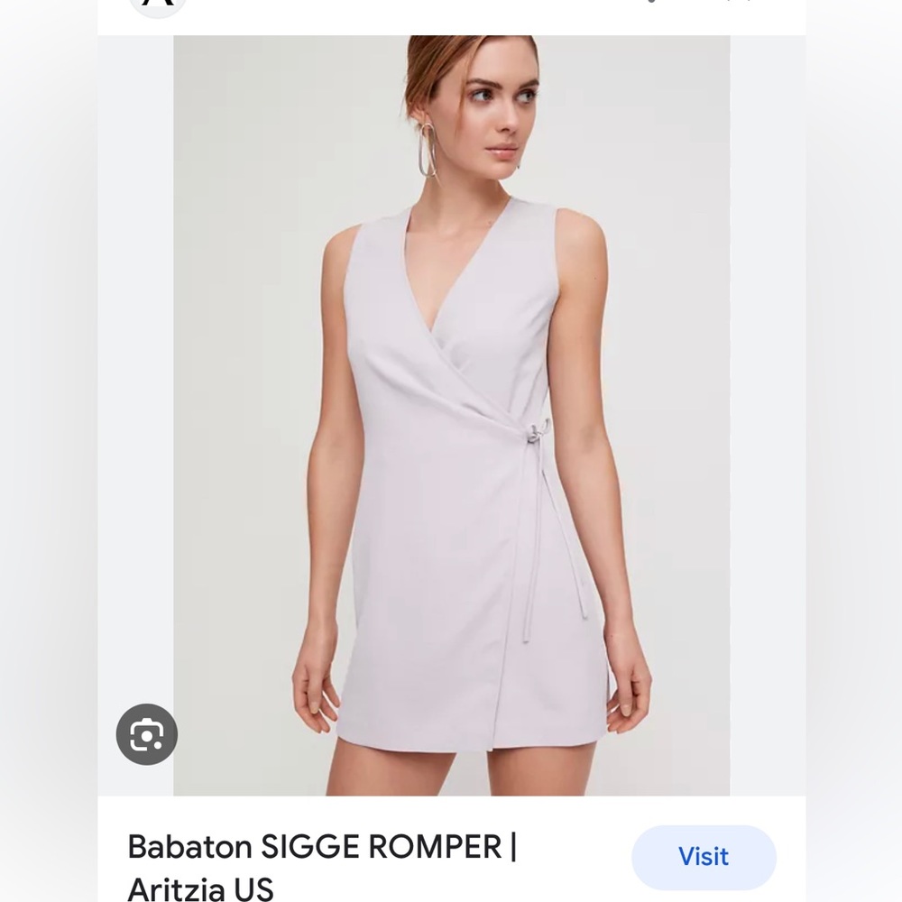 Babaton Aritzia size 4 sigge romper in lilac